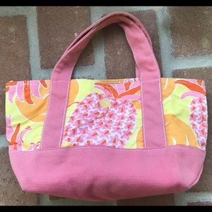 Lilly Pulitzer Canvas Mini Tote Bag